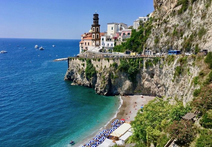 Atrani, Italy: Cliffside Town and Beach
