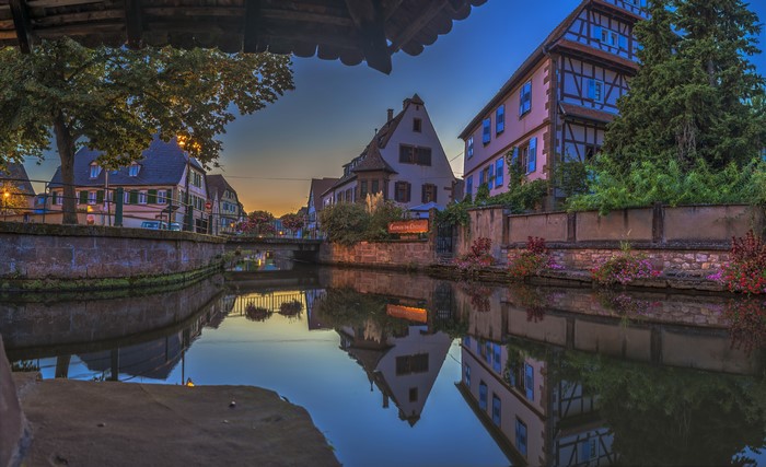 Weissenburg Alsace France River Evening