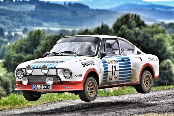 Skoda 130 RS Rally Car in Eifel Rally Festival