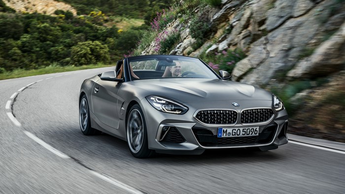 BMW M40i Z4 G29 Roadster on a Winding Road