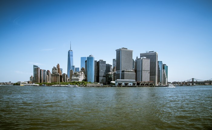 New York City skyline with One World Trade Center