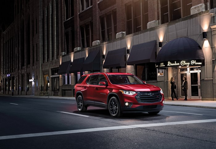 4K 2018 Chevrolet Traverse RS