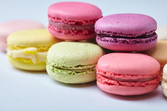 Colorful Macarons Close-up