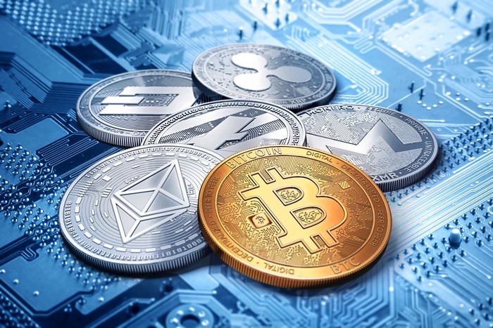 Bitcoin, Ethereum, Litecoin, Ripple, Monero, Dash Coins