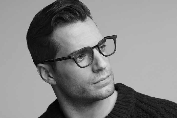 Henry Cavill wearing Hugo Boss glasses