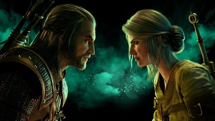 Geralt and Ciri from The Witcher 3: Wild Hunt
