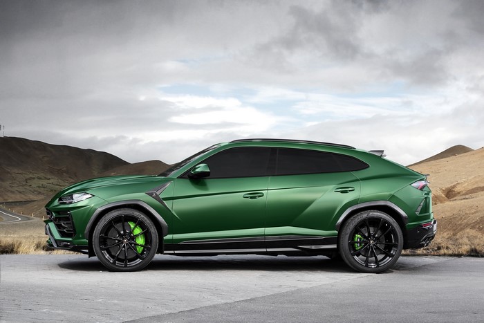 4K 2018 TopCar Urus Lamborghini Green Side