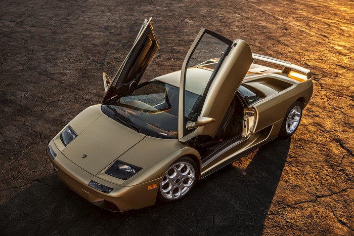 4K Lamborghini Diablo with Opened Doors