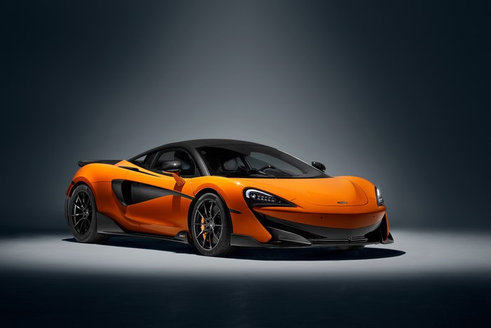4K McLaren 600LT Orange Metallic