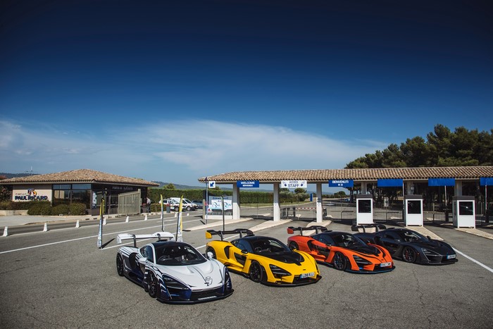 McLaren Senna cars at Circuit Paul Ricard