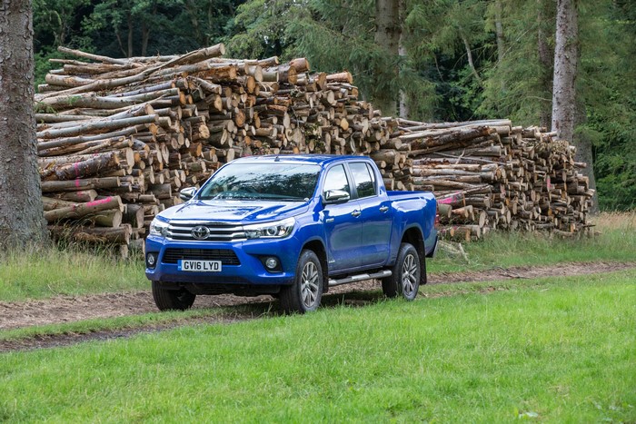 Blue 2016 Toyota Hilux Invincible Double Cab Pickup