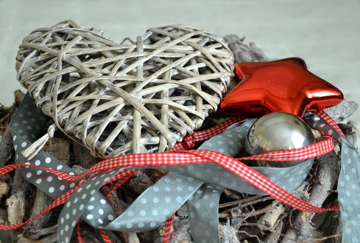 Christmas Heart and Star Decoration