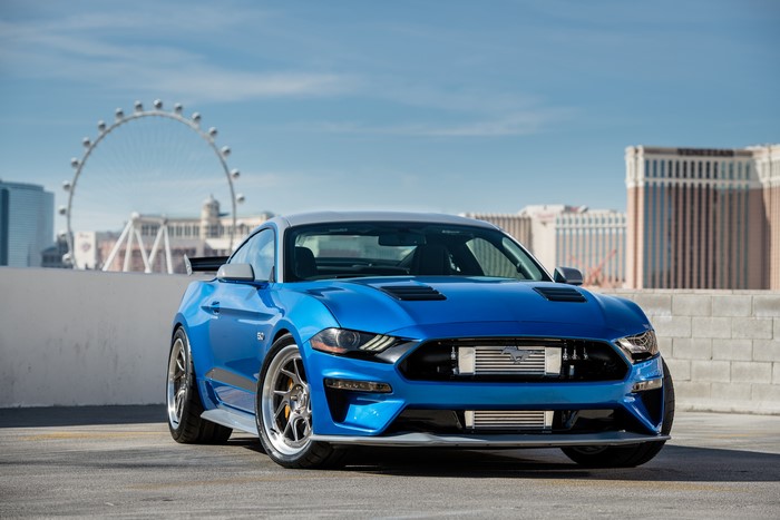 Blue Ford Mustang GT Bojix Design SEMA 2018