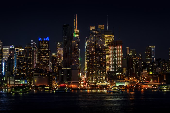 New York City Skyline at Night