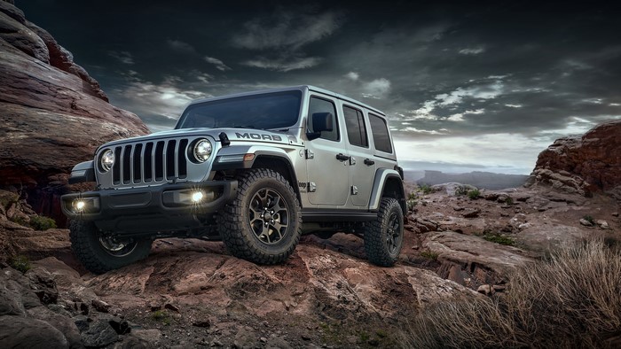2018 Jeep Wrangler Unlimited Moab Edition off-roading