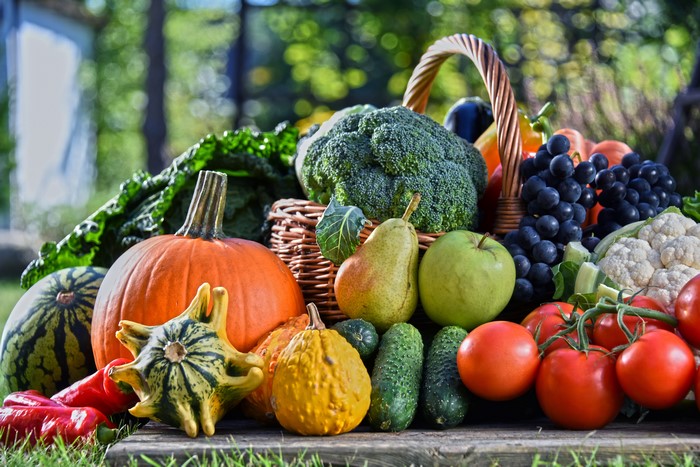Assortment of Fruits and Vegetables