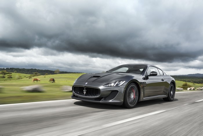 Maserati GranTurismo MC Stradale on a Road