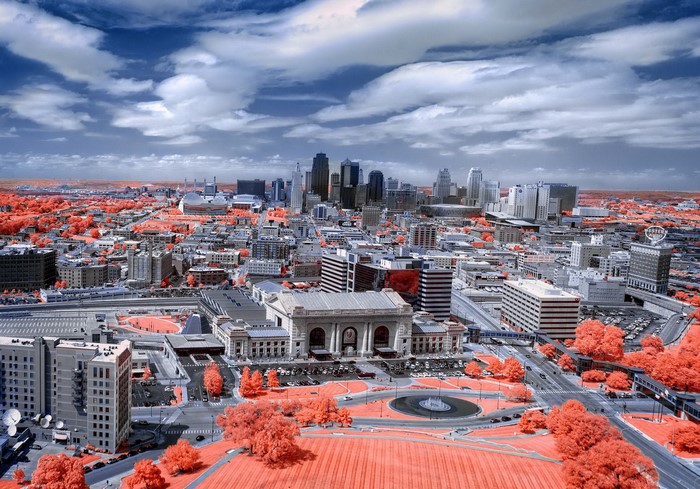 Kansas City Skyline with Union Station