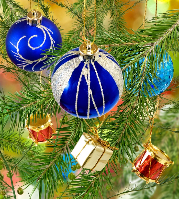Christmas tree with ornaments