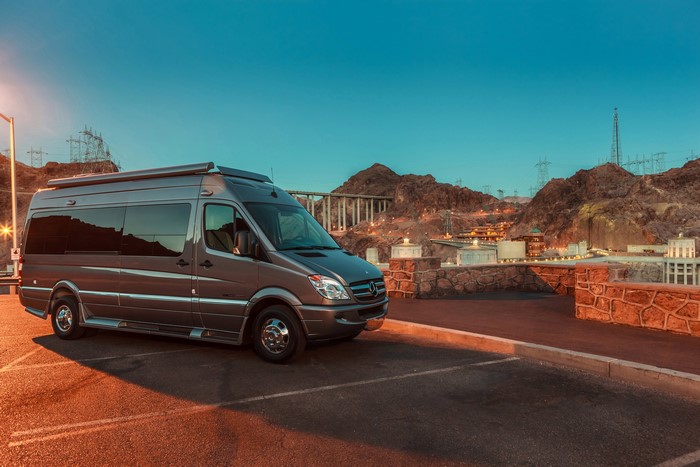 2014 Roadtrek CS Adventurous Mercedes-Benz RV at Hoover Dam