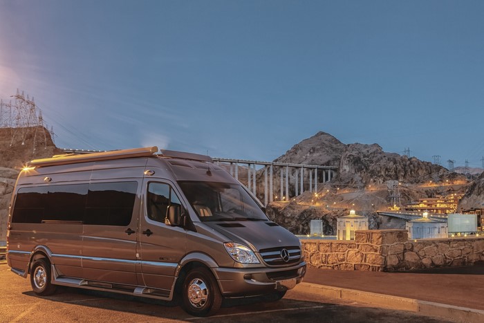 2014 Roadtrek CS Adventurous Mercedes-Benz RV at Hoover Dam