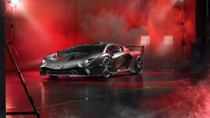 4K Lamborghini Aventador SC18 Alston in Carbon Fiber