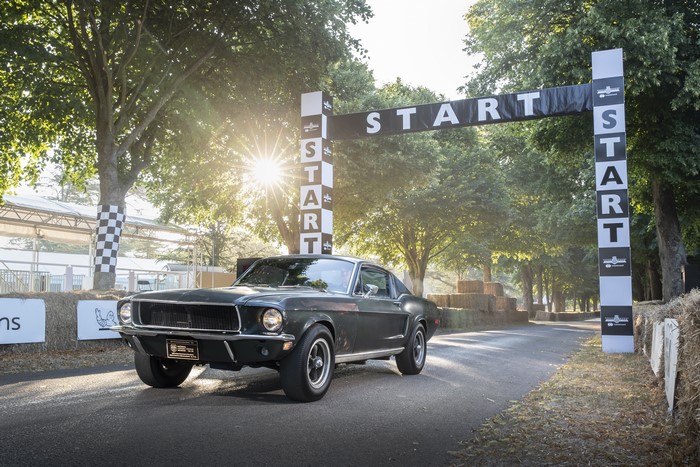 1968 Ford Mustang GT Bullitt at Start Line
