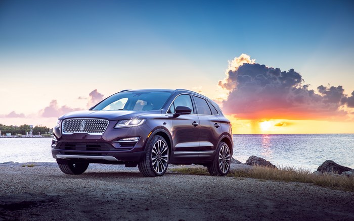 2019 Lincoln MKC Black Label SUV at Sunset
