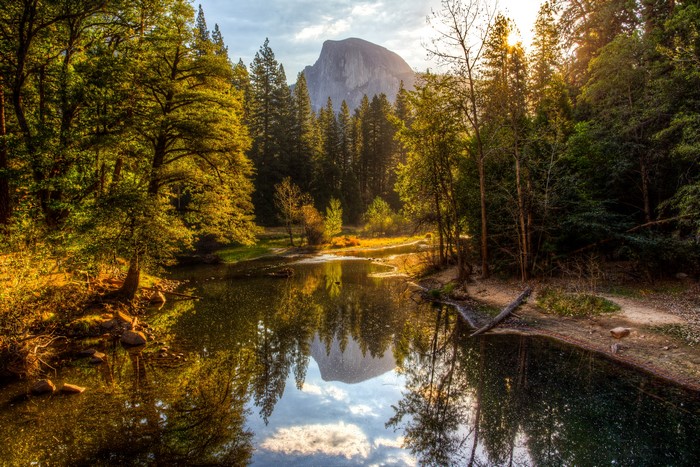 4K Yosemite National Park Autumn Landscape