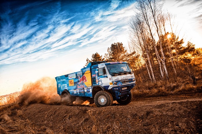 KAMAZ Truck in SilkWay Dakar Rally