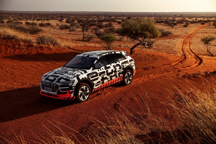 Audi E-Tron Prototype in Desert