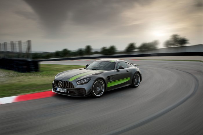 Mercedes-Benz AMG PRO GT R 2019 on a race track