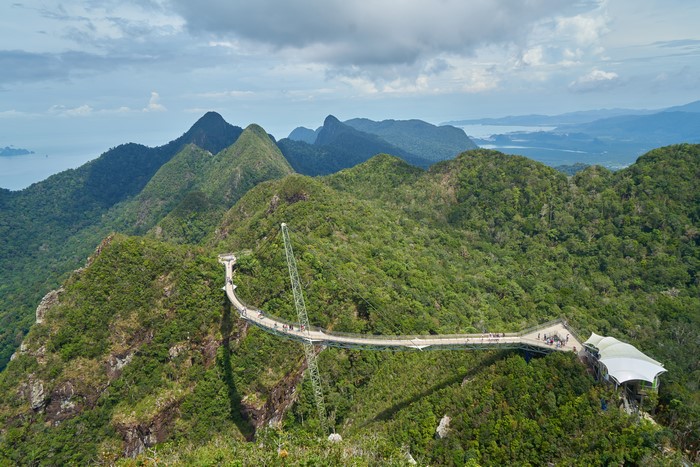 SkyBridge Langkawi Malaysia Mountains Forest Scenery