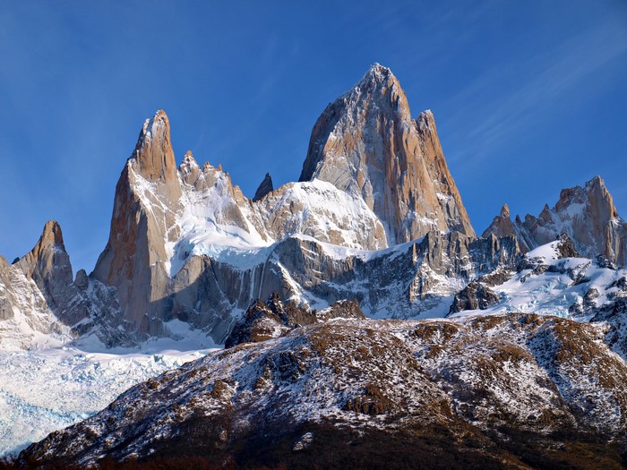 Fitz Roy mountain range in Patagonia, Argentina