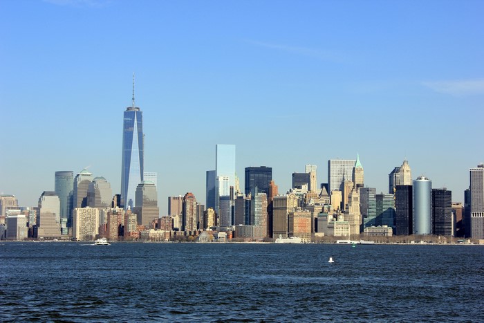 New York City skyline with One World Trade Center