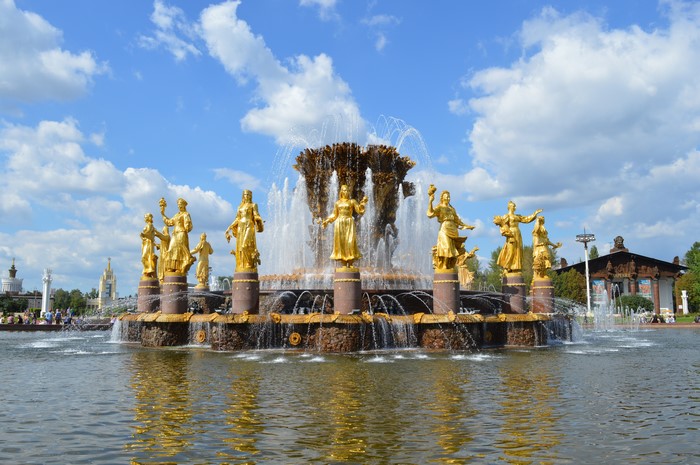 Fountain of Friendship of Peoples, Moscow, Russia