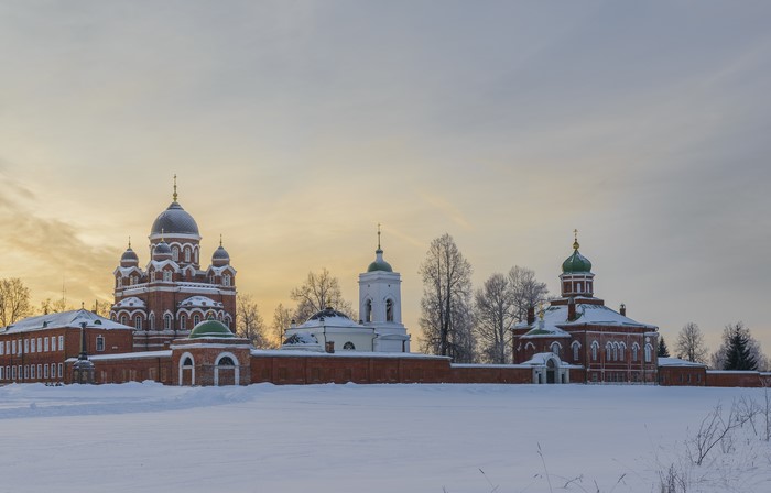 Winter Monastery in Borodino, Russia