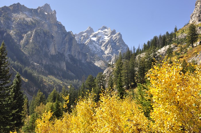 Grand Teton National Park Mountains in Autumn