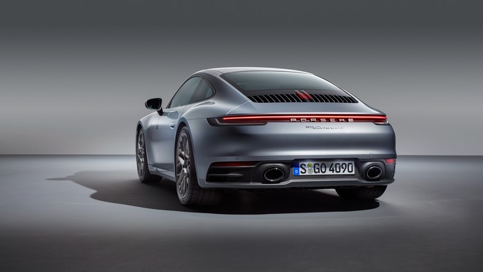 Porsche 911 Carrera 4S 2019 Back View