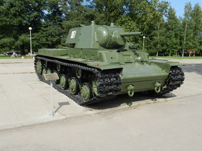 KV-1 Tank Monument in Russia