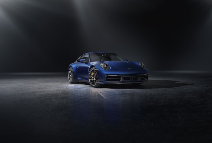 Blue Porsche 911 Carrera 4S 2019