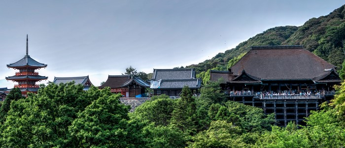 Kiyomizu-Dera Temple in Kyoto, Japan