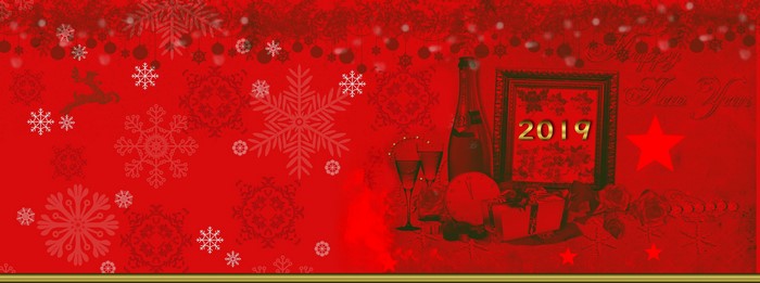 Happy New Year 2019 Christmas Celebration