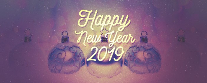 Happy New Year 2019 Christmas Ornaments