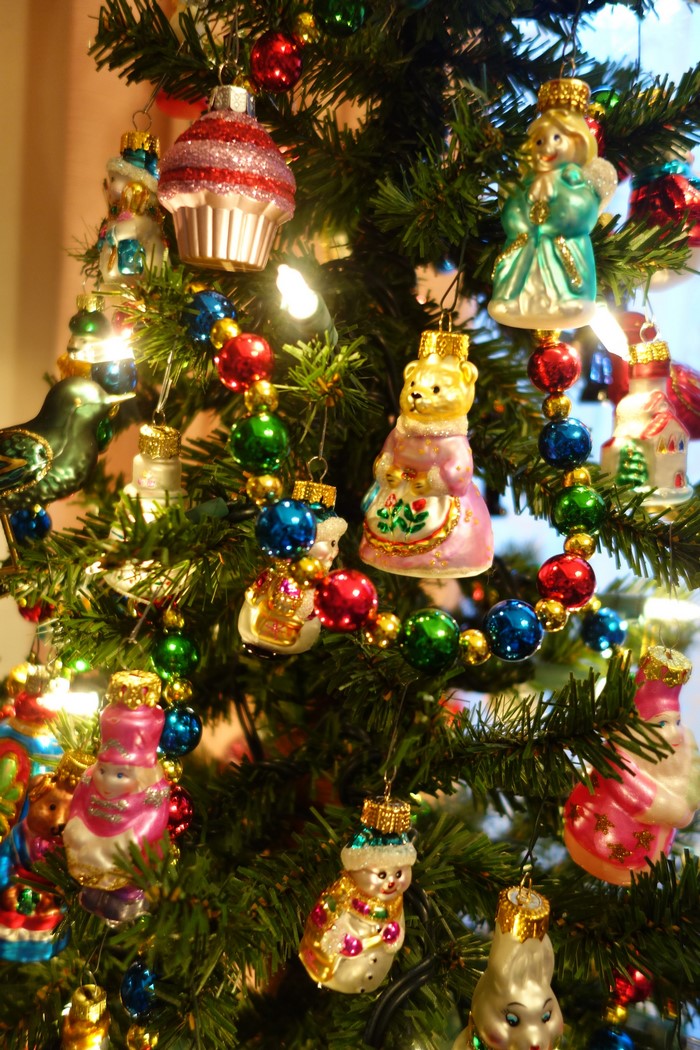 Christmas tree with ornaments