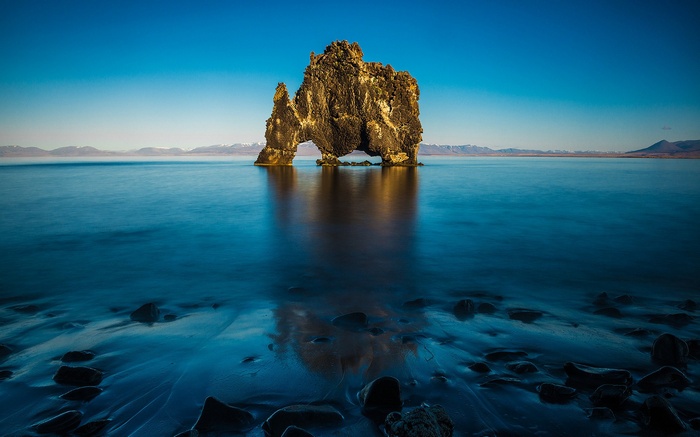 Hvitserkur rock formation in Iceland