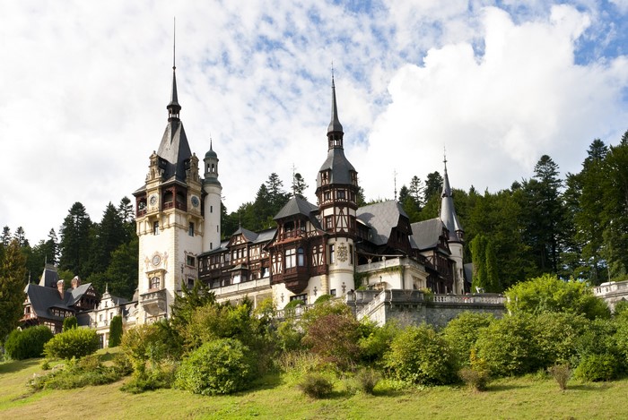 Peles Castle in Transylvania, Romania