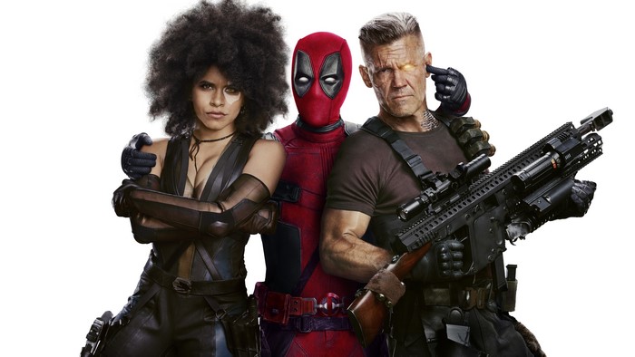 Deadpool 2: Domino, Deadpool, and Cable