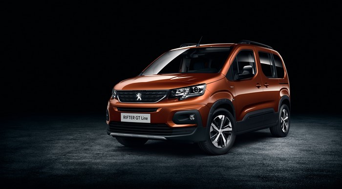 Peugeot Rifter GT Line in Orange