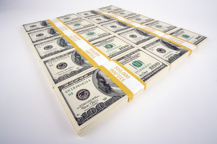 Stacks of US Dollar Bills